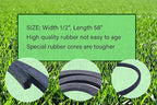 954-0434 Lawn Mower Drive Belt Compatible with MTD Cub Cadet Tillers RT60 RT65 RT65E RT65ES RT65H RTS50 FT24 RB-550 754-0434 Mower (1/2" X 58")
