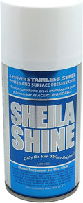 Sheila Shine Low Voc Stainless Steel Polish & Cleaner | Protects Appliances from Fingerprints and Grease Marks | Residue & Streak Free | NSF Certified | 10 oz Aerosol Can