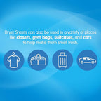 Snuggle Fabric Softener Dryer Sheets, Blue Sparkle, 80 Count