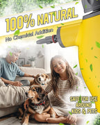 Handheld Steam Cleaner with Safety Lock, 500mL Large Tank & 19PCS Accessories - Multi-Surface Deep Cleaning for Kitchen, Bathroom, Car, Sofa - Removes Stubborn Grime, Sanitizes Surfaces (Yellow)