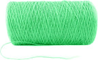 1mm x 1000 Feet Light Green Jute Rope, Twine for Gardening Tomato Climbing Plant Tie Floristry Crafts Gift Wrapping Packing Decor
