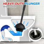 3Pack Toilet Brush and Plunger Set, Extended Handle Plunger,Toilet Bowl Brush Plunger Set,Bathroom Cleaning Tools,Toilet Brush Plunger Combo,Cleaning Brush,Cleaning Supplies(20inch)