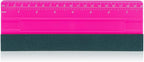 Vinyl Squeegee Tool, Felt Squeegee for Vinyl Application, TPE Rubber Smoothing Tool for Decals, Stickers & Window Film (Red, 7.9 x 2.8 Inches)