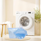 2 Pcs laundry bag with handles mesh laundry bags washing machine laundry totes travel storage and sorting bag for Clothes laundry bag for delicates(Blue2N)