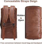 seyfocnia Convertible Travel Garment Bag,Carry on Garment Duffel Bag for Men Women - 2 in 1 Hanging Suitcase Suit Business Travel Bag