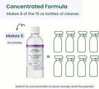 Good Natured Brand All-Purpose Cleaner Concentrate | 8oz makes 128oz | Lavender Essential Oil | 16X Concentrated Natural Multi-Surface Cleaner