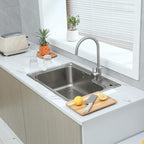 Silicone Bathroom Soap Dishes with Drain Spout-Bathroom and Kitchen Sink Organizer,Sponge Holder,Dish Soap Tray,Perfect for Dispenser,Scrubber,Bottle,Cup on Sink or Counter-White 12"×4"