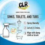 CLR Brilliant Bath Foaming Action Bathroom Cleaner Spray - For Use on Toilets, Baths, Showers, Sinks, Glass, Stainless Steel - Lavender Scent, 26 Ounce Bottle (Pack of 2)