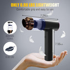 Handheld Car Vacuum Portable Cordless Cleaner, Dual Suction 7.5K & 12k Pa, Mini, Handheld, Small, Powerful, Portable | Blower, Inflator, Deflator & Dustbuster | for Car, Home, Kitchen & Office| Black