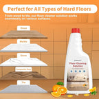 Sweet Orange Scent Floor Cleaning Solution,2-Pack 16.23oz,Compatible with All Roborock Mopping Robots (S7, S8, Qrevo, Q7, Q8 series),Deep Cleans Multiple Hard Floors,Streak-Free Shine,Eco-Safe