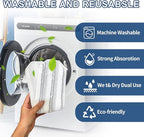 Mop Pads Replacements Compatible with H2prO Flat Mop System, Replace Mop Heads for Mop, Machine Washable Reusable Microfiber Pad Refills for Floor Cleaning (8 Pack)