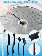 8 Pack Washing Machine Cleaning Brush Kits, Front Load Washer Cleaner Tools Accessories, for Tight Spaces and Washing Machine Rubber Seals