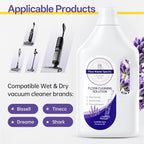 1L Lavender Floor Cleaning Solution Compatible With Tineco/Bissell/Dreame And Shark, Fragrance Deodorization, Deep Cleans for Multiple Hard Floors, Suitable With Cordless Wet/Dry Vacuum