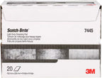 Scotch-Brite 7445 Light Cleansing Hand Pads, 6 in x 9 in, White, Ultra Fine Abrasive, 20 Pads/Box, Non-Scratch Pads for Delicate Cleaning & Finishing Tasks