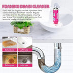Foaming Drain Cleaner, Sink Cleaner and Deodorizer, Drain Clog Remover for Kitchen Sinks, Tubs, Shower Drains (3 Pcs)