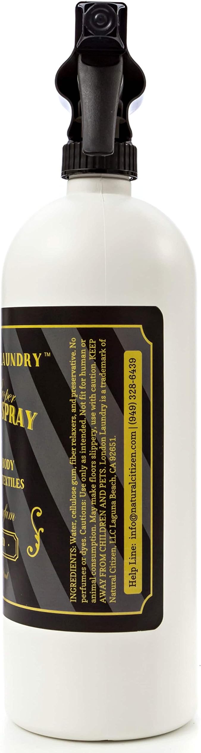 Ironing & Sizing Spray 32 Oz. - Spray Starch Alternative - Less Stiff than Starch - Unscented