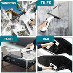Cordless Window Cleaner,Window Cleaner Squeegee Tool Set for Shower Glass and Strong Suction for Home, Mirror, Glass, Car Windshield, Countertop, Tiles