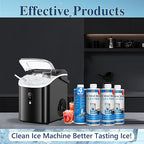 USKICH Ice Machine Cleaner Maker Descaler-68 fl oz Nickel Safe Descaler Ice Maker Cleaner Compatible with Whirlpool,Scotsman,KitchenAid, Affresh,Hoshizaki,GE Opal Cleaning Kit (4 Pack)