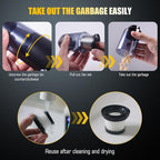 Handheld Car Vacuum Portable Cordless Cleaner, Dual Suction 7.5K & 12k Pa, Mini, Handheld, Small, Powerful, Portable | Blower, Inflator, Deflator & Dustbuster | for Car, Home, Kitchen & Office| Black