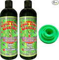 Green Piece® Glass Cleaner 2 Bottle-16 oz (Made in USA) - with Set of 3 Silicone Plugs - Excellent for Scent Proofing and Cleaning