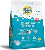Lemi Shine Natural Dishwasher Pods | All-In-One Powder & Gel Dishwasher Detergent Pods with Powerful Citric Acid | Eco Friendly Dish Wash Cleaning Supplies (52 Count)