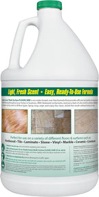 Multi-Surface Floor Care - Cleans Hardwood, Vinyl, Laminate, Tile, Concrete and Other Wood - pH Neutral Floor Cleaner 1Gal