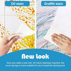 110 PCS Upgrade Convex Point Magic Sponge Eraser Sheets,Disposable Portable Magic Cleaning Eraser Thin Wipes for Kitchenware Bathroom Shoe Sink Car Interiors Hard-to-Reach Places