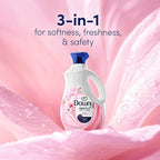 Downy Gentle Soft + Fresh Fabric Softener Liquid, Cherry Blossom Scent, 56 FL OZ, 83 loads, Liquid Fabric Softener Designed to be Gentle on Skin