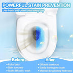 KIISIISO Toilet Bowl Cleaners, Septic-Safe Automatic Toilet Cleaner Bottles, Sustained-Release Toilet Tank Cleaners For Against Tough Stains, Long-Lasting Deep Cleaning & Freshness-2 Packs