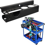 MUTUACTOR Power Tool Organizer,Heavy Duty Drill Driver Angle Grinder Holder,Quick Access Impact Drill Holder Tool Rack Utility for Rolling Tools Chest Utility Storage Carts