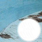 10 Pcs Bathtub Hole Patch Siding Wall Repair Kit Waterproof Patch Holes Blemishes Tools Self Adhesive White Tape for Cracked Pool Liner Roof Skylight and Vinyl Skirting(Transparent)