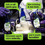 Vapor Fresh Sports Cleaner and Deodorizer - For Boxing Gloves, Sports Pads, Helmets, Gym Bags, Gym Equipment and More - Naturally Powered By Plants, 16 Fl Oz (12-Pack)