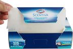 Clorox Scentiva Fabric Softening Dryer Sheets | Fabric Sheets in Pacific Breeze & Coconut Scent | Laundry Dryer Sheets for Fresh & Clean Clothes | 105 Count (Pack of 2)