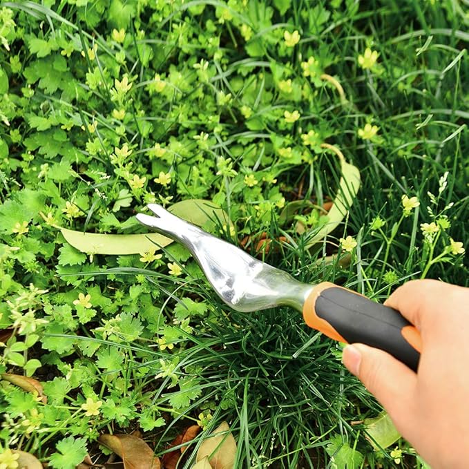 Hand Weeder Tool,Garden Weeding Tools with Ergonomic Handle,Garden Lawn Farmland Transplant Gardening Bonsai Tools