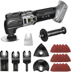 Cordless Oscillating Tool Compatible with Dewalt 20v Battery, 21000 OPM Max Brushless-Motor Tool with Auxiliary Handle, Oscillating Multi-Tool for Scraping, Sanding,Cutting Wood(Not Battery)