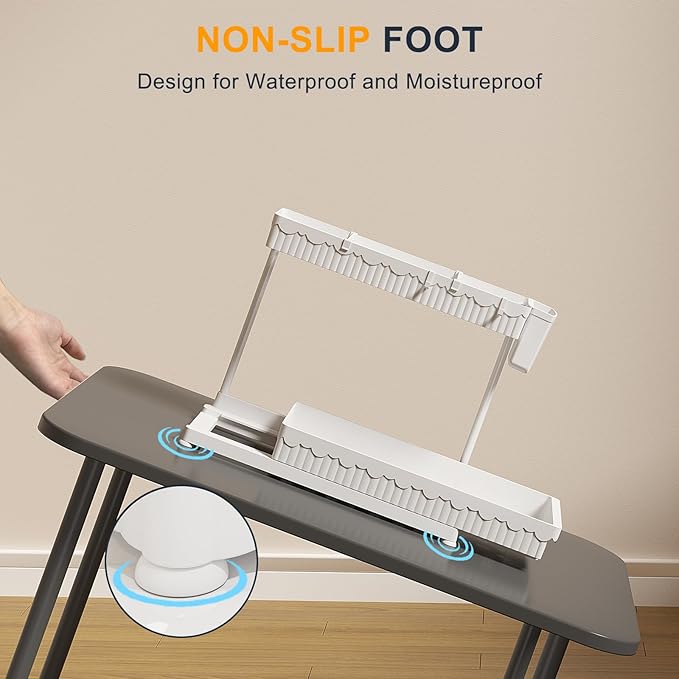 3 Pack Multi-Purpose Under Sink Organizers and Storage, 2026 L-Shaped Pull Out Cabinet Organizer for Bathroom & Kitchen, Under Cabinet Organizer with Hooks Hanging Cup, White