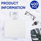 Lens Wipes for Eyeglasses/Camera Lenses,and Screens of cellphones/laptops/Computers .Cleaning Spots or dirts. Wrapped Individually Paper Wipes, Count 400