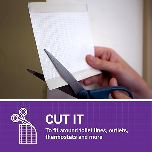 StrongPatch® 6 in. x 6 in. Flexible Self-Adhesive Wall Repair Patch (3-Pack) – Versatile, Cut-to-Fit, Easy Application for Holes, Cracks, and Corners