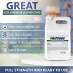 Vital Oxide Disinfectant, Deodorizer, Cleaner, Food-Contact Sanitizer, Virucide – (EPA registration #82972-1) – Kills Mold & Mildew, Eliminates Odors -4 Gallon