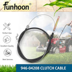 Lawn Mower Clutch Cable 946-04208 for Troy-Bilt Bronco Super Bronco Pro-Line MTD RotoTillers Tillers Replaces 746-04208 Drive Clutch Cable 1918745 GW-1918745