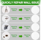 Drywall Repair Kit, 13 Piece Aluminum Wall Repair Patch Kit, 2/4/6/8 inch Aluminum Drywall Patch, Quick Fix Plaster