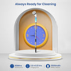 Electric Spin Scrubber, Full-Body IPX7 Waterproof Cordless Shower Scrubber with 4 Replaceable Heads, Upgraded Extension Handle, 2H Work Time, 2 Speeds for Bathroom Shower Tile Glass