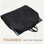 54" Garment Bags for Travel and Storage, Travel Suit Bags for Men Women with 2 Clear Pockets, Storage bags for Clothes, Suits, Dress, Shirts, Coats 2pcs Black