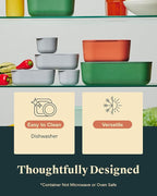 Caraway 2pc Dash Inserts - Dash Ramekins w/Lid - Easy to Store, Non Toxic - Perfect for Sauces, Garnish, & Small Snack or Sides