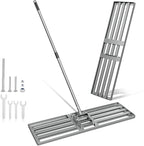 Lawn Leveling Rake with 36"x10" Ground Plate Heavy Duty, Oversized Yard Leveling Rake Tool for Soil - Adjustable Effort Saving Handle, Metal Landscape Lawn Leveler for Garden, Topdressing & Seeding