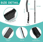 Crevice Cleaning Brush,New Multifunctional Gap Cleaning Brush Tool,Thin Scrub Brush Hard-Bristled Gap Scrub Brush for Bathroom Kitchen Tiles Window Door Slots(5pcs)