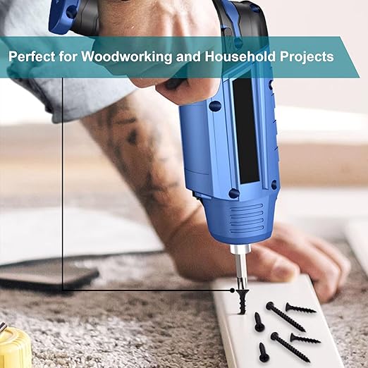 Drywall Screws Assortment Kit - 170 Pcs Black Wood Screws Phillips Tips, Coarse Thread Sheetrock Screws Set, Self Tapping Screws 4 Sizes 1",1-1/4",1-5/8",2in