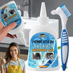 Mold Stain Remover Gel, Washing Machine Gasket Cleaner for Front Loader Washer Rubber Seal Home Stain Removal Gel for Grout, Caulk, Refrigerator, Shower, Bathtub, Bathroom Cleaning Solution (8 Fl Oz)