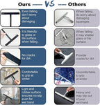 RICHMIRTH Silicone Rubber Blade Shower Squeegee 9" in Width Window & Car Squeegee for Shower, Glass, Window