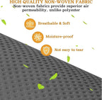 Ofiray-home Over Door Organizer with 5 Large Pockets, 5 Transparent Front Pockets & 10 Mesh Side Pockets, 50 lbs Weight Capacity Hanging Storage for Toys, Shoes, Diapers, Pantry – Grey